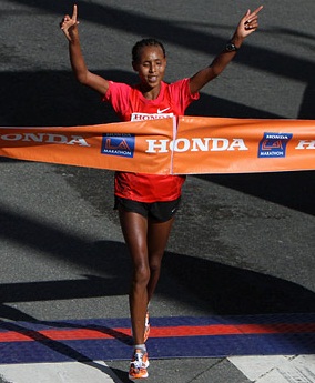  LA Marathon Winner Fatuma Sado