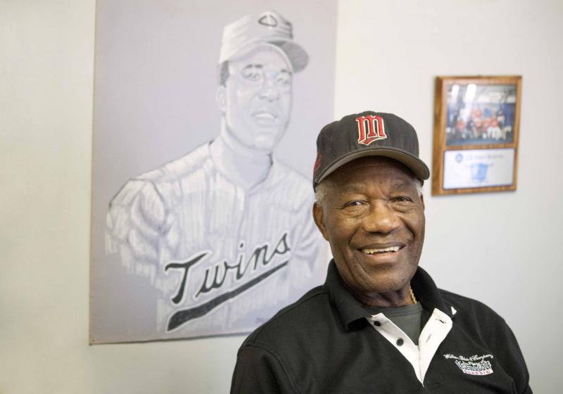 Pitcher James "Mudcat" Grant pictured in Los Angeles, CA. 